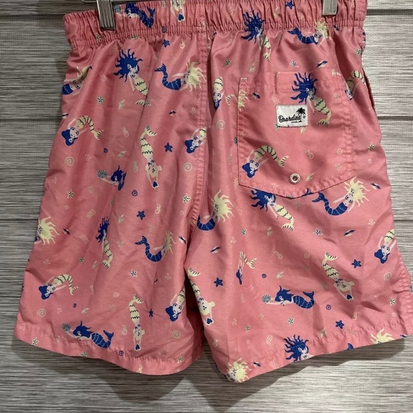 Boardies Apparel Men’s Swim Trunks Lined all over mermaids pink size M - Picture 2 of 5